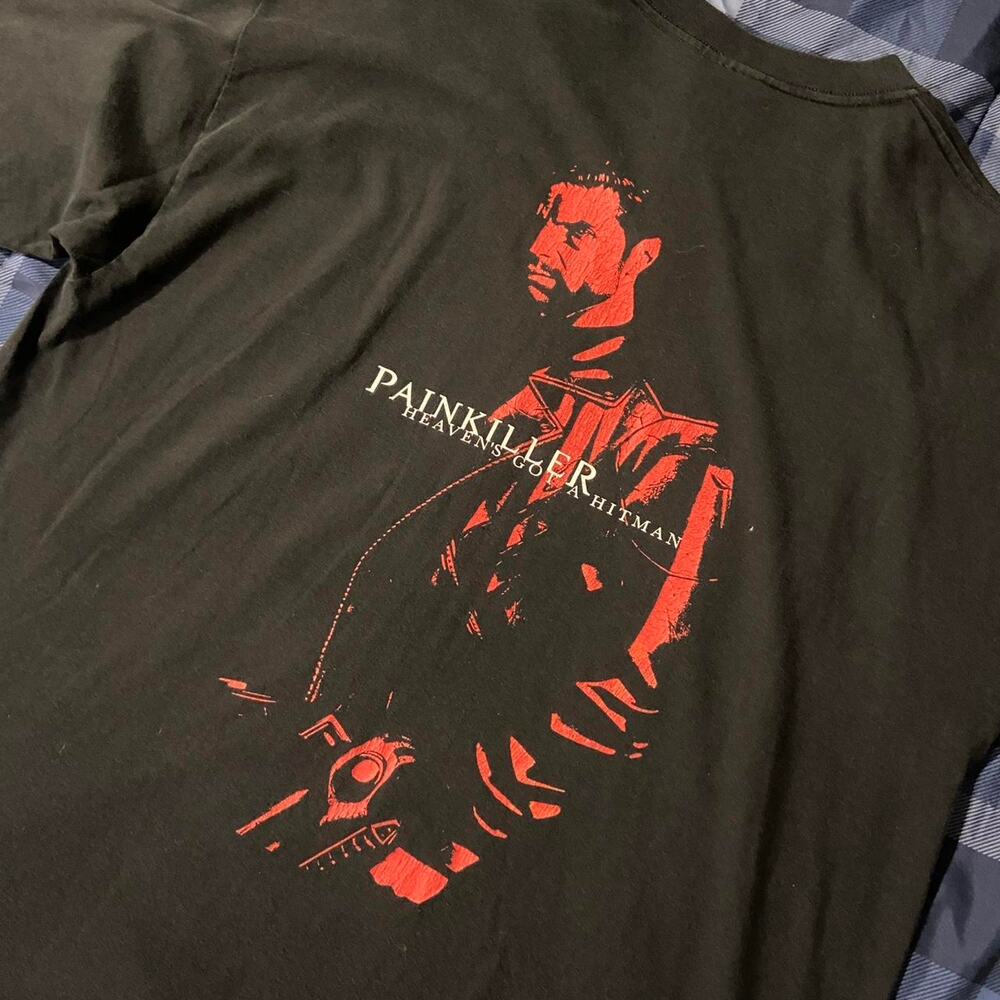 2004 nvidia dreamcatcher interactive painkiller video game promo tee